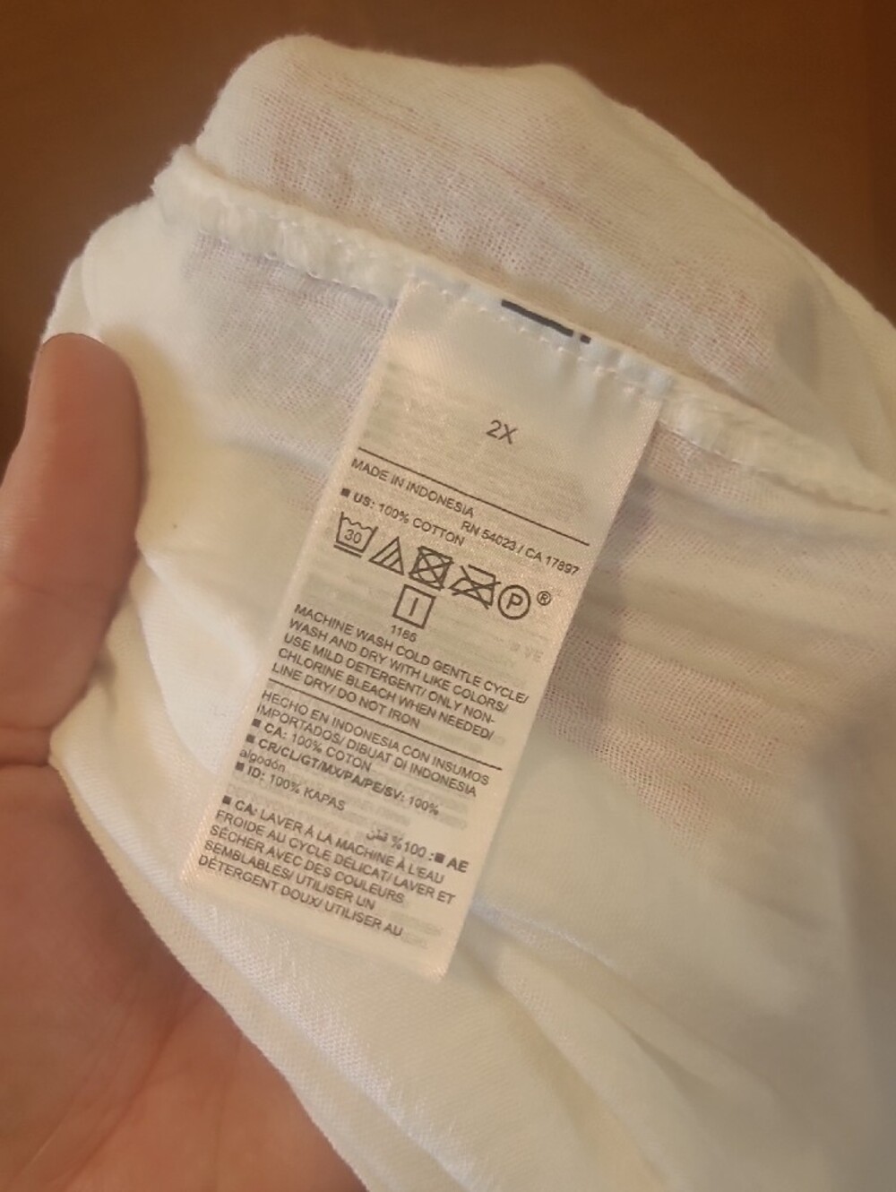 Old Navy White V-Neck Linen-Style Jumpsuit - 2X - Picture 5 of 8